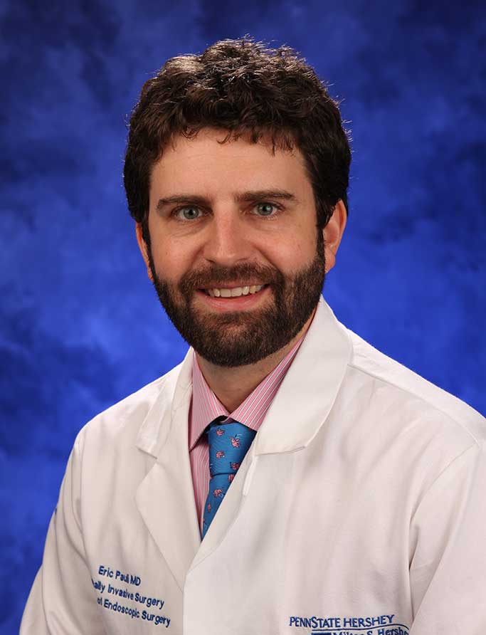 A head-and-shoulders photo of Eric M. Pauli, MD