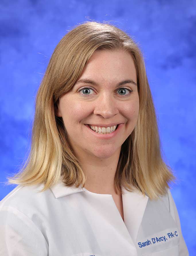 Sarah J. D'Arcy, PA-C Sarah J. D'Arcy, PA-C